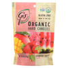 Go Organic Hard Candies - Assorted Fruit - Case of 6 - 3.5 oz.