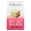 Foodstirs Organic Baking Mix - Sweet Vanilla Cake - Case of 6 - 20 oz