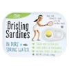 Pure Sea Sardines - Brisling - Spr Water - Case of 12 - 3.75 oz