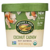 Nature's Path Organic Hot Oatmeal - Coconut Cashew - Case of 12 - 1.94 oz