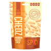 Chedz Snacks Cheese Snack - Spicy - Case of 6 - 4 oz.