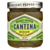 Desert Pepper Trading - Salsa - Cantina - Med - Green - Case of 6 - 16 oz