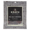 Krave Beef Jerky - Sea Salt Original - Case of 8 - 2.7 oz