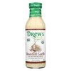 Drew's Organics Organic Dressing and Quick Marinade - Roasted Garlic and Peppercorn - 12 Fl. Oz. - Case of 6