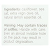 Gaea Snack - Cauliflower - Extra Virgin Olive Oil & Lemon - Case of 8 - 2.8 oz