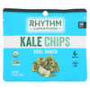 Rhythm Superfoods Kale Chips - Organic - Kool Ranch - Case of 8 - .75 oz