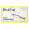 Matiz Sardines - in Oil with Lemon - Case of 12 - 4.2 oz
