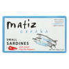Matiz Sardines - with Piqillo Pepper - Gallego - Case of 12 - 3 oz