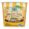 Bakery On Main Oats and Happiness Oatmeal Cup - Walnut Banana - Case of 12 - 1.9 oz.