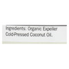 Garden of Life Organic Coconut Oil - Raw Extra Virgin - Case of 6 - 14 fl oz