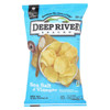 Deep River Snacks Kettle Chips - Sea Salt and Vinegar - Case of 12 - 8 oz.