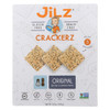 Jilz Gluten Free - Crackers - Original Cracked Pepper and Sea Salt - Case of 12 - 5.5 oz.