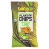 Barnana Plantain Chips - Lime - Case of 8 - 5 oz.