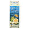 Blue Monkey Coconut Collection - Pure Coconut Water - Pulp - Case of 24-17.6 fl oz.