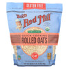 Bob's Red Mill - Organic Quick Cooking Rolled Oats - Gluten Free - Case of 4-28 OZ