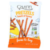 Quinn - Pretzel Sticks - Touch of Honey - Case of 36 - 1.5 oz. Quinn - Pretzel Sticks - Touch of Honey - Case of 36 - 1.5 oz.