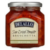 Delallo - Bruschetta - Sun-Dried Tomato - Case of 6 - 10 oz.