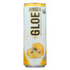 Aloe Gloe - Plant Infused Sparkling Water Beverage - Ginger Lemon - Case of 12 - 12 fl oz.