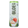 Aloe Gloe - Plant Infused Sparkling Water Beverage - Apple Pear - Case of 12 - 12 fl oz.