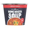 Bone Broth Soup - Soup Cup - Spicy Chili - Case of 6 - 2.18 oz.