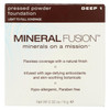 Mineral Fusion - Pressed Powder Foundation - Deep 1 - 0.32 oz.