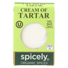 Spicely Organics - Cream of Tartar - Case of 6 - 0.5 oz. Spicely Organics - Cream of Tartar - Case of 6 - 0.5 oz.