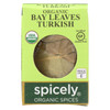 Spicely Organics - Organic Bay Leaves - Turkish Whole - Case of 6 - 0.1 oz.