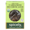 Spicely Organics - Organic Cardamom - Decorticated - Case of 6 - 0.35 oz.