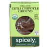 Spicely Organics - Organic Chipotle Chili - Ground - Case of 6 - 0.45 oz.