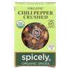 Spicely Organics - Organic Chili Pepper - Crushed - Case of 6 - 0.3 oz.