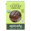 Spicely Organics - Organic Cloves - Ground - Case of 6 - 0.4 oz.