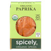 Spicely Organics - Organic Paprika - Case of 6 - 0.45 oz.