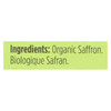 Spicely Organics - Organic Saffron - Case of 6 - 0.007 oz.