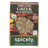 Spicely Organics - Organic Greek Seasoning - Case of 6 - 0.2 oz.