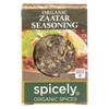 Spicely Organics - Organic Zaatar Seasoning - Case of 6 - 0.35 oz.