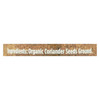 Spicely Organics - Organic Coriander - Ground - Case of 3 - 1.4 oz.