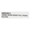 Lundberg Family Farms - Rice - Basmati Brown and Wild Rice Blend - Case of 25 - #
