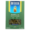 De Cecco Pasta - Pasta - Fusilli with Spinach - Case of 12 - 12 oz. De Cecco Pasta - Pasta - Fusilli with Spinach - Case of 12 - 12 oz.