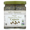 Jeff's Naturals - Organic Capers - Imported Non-Pereil - Case of 6 - 6 oz.