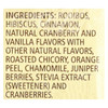 Celestial Seasonings - Tea - Cranberry Vanilla Wonderland - Case of 6 - 20 Bags