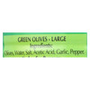 Beit Hashita - Green Olives - Large - Case of 12 - 18 fl oz.