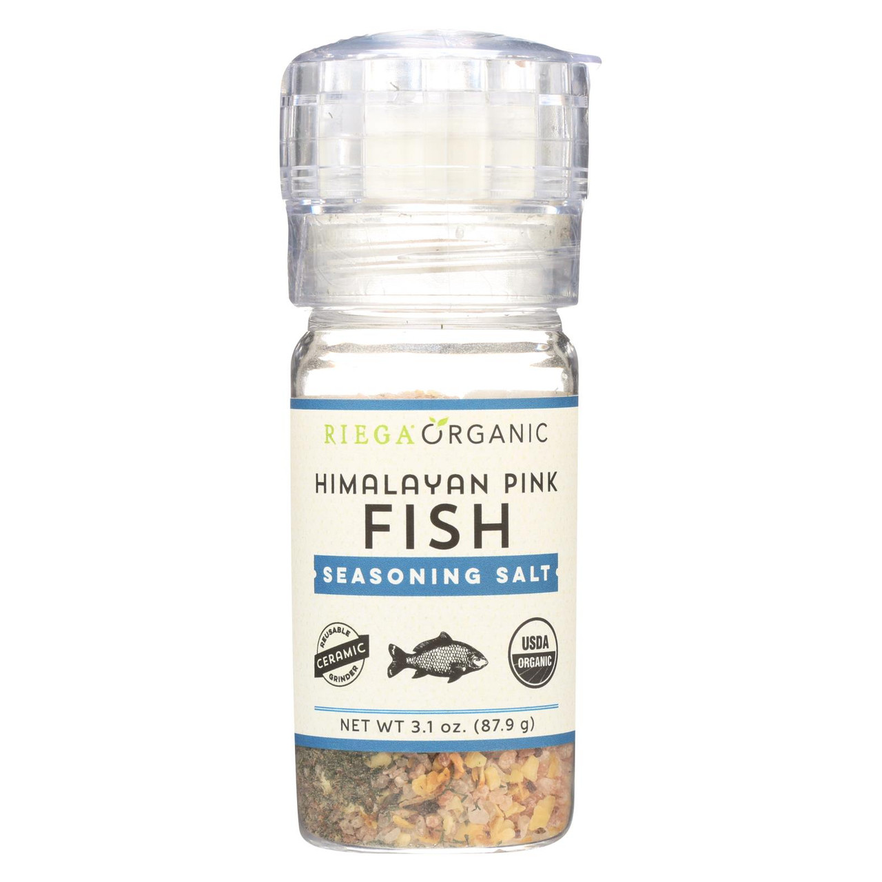 Riega® Himalayan Pink Salt Grinder - Riega Foods, LLC.