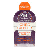 **25% Off**4th and Heart - Ghee - California Garlic - Single - Case of 5 - 0.7 oz.