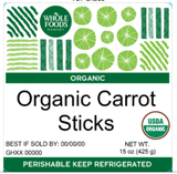 Ugh! F&S Fresh Foods Recalls Whole Foods Market Organic Carrot Sticks and Organic Carrots & Celery Because of Possible Health Risk Due to Potential E. coli Contamination | FDA