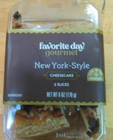Ugh! Dessert Holdings Issues Allergy Alert on Undeclared Tree Nut Allergen in Favorite Day™ Gourmet New York Style Cheesecake 6oz/2ct | FDA