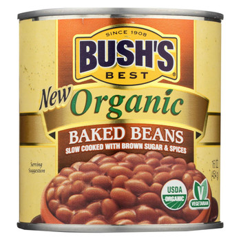 Bush's Best - Baked Beans - Organic - Case of 12 - 16 oz.