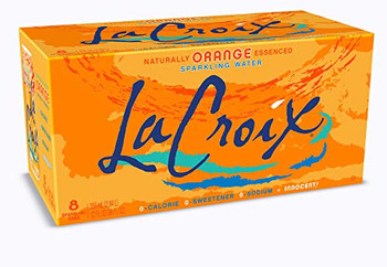 LaCroix - Sparkling Water - Orange - Case of 3 - 8/12 fl oz.