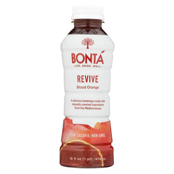 Bonta - Water - Revive Blood Orange - Case of 12 - 16 fl oz.