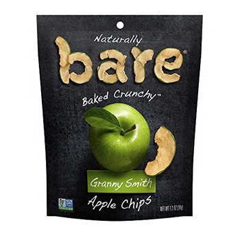 Bare Fruit - Apple Chips - Granny Smith 6 Count - Case of 6 - 1.40 oz.
