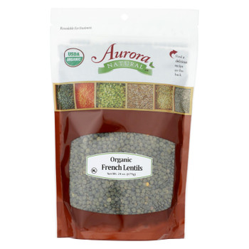 Aurora Natural Products - Organic Lentils - French - Case of 12 - 24 oz. Aurora Natural Products - Organic Lentils - French - Case of 12 - 24 oz.